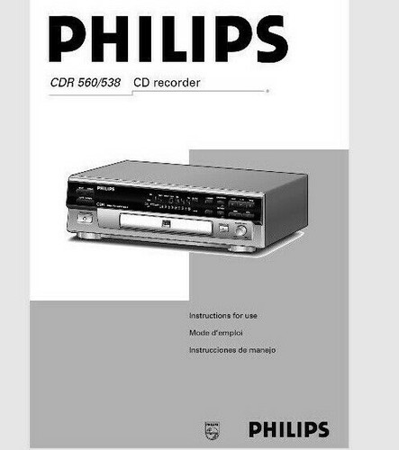 Philips cdr 560 538 - philips, lettore