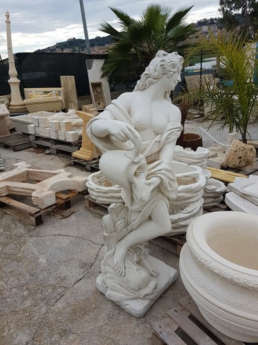 Statua cemento per - in,