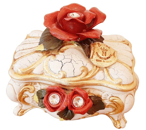Scatola con rose - con, in