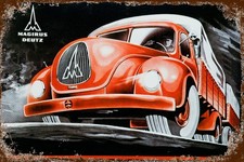 Targa in latta retrò MAGIRUS