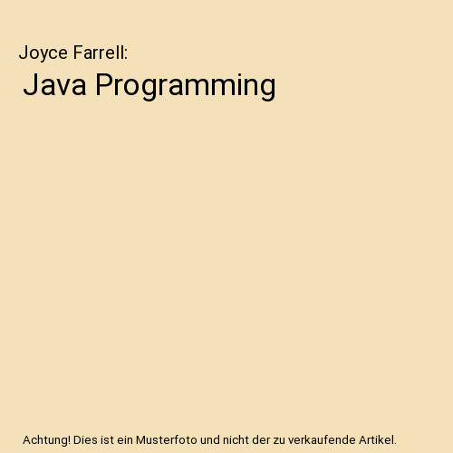 Java programming joyce - programming,,