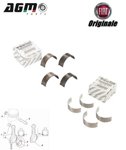 Semicuscinetto bronzina - , di
