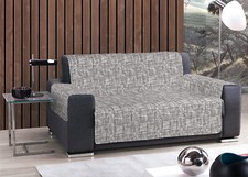 Copridivano Salvadivano Trapuntato Reticolo 100% Cotone Antimacchia