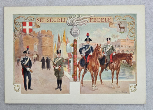 Cartolina carabinieri reali - cartolina,