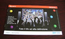 Catalogo SONY bravia dépliant brochure tv lcd full hd ready dvd home cinema hdmi