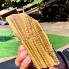 Minerali *** GRANDE OCCHIO DI TIGRE LUCIDATO