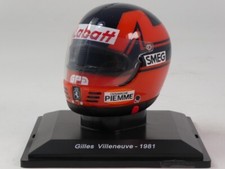 Spark Casco Helmet GPA Gilles Villeneuve F1 Ferrari 1981 1/5 SPARKED133