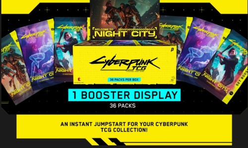 Cyberpunk tcg beta booster box - cyberpunk,