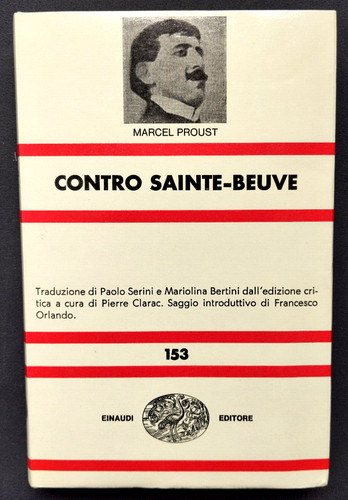 Contro sainte beuve - contro, einaudi