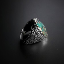 Anello Uomo Autentico Argento