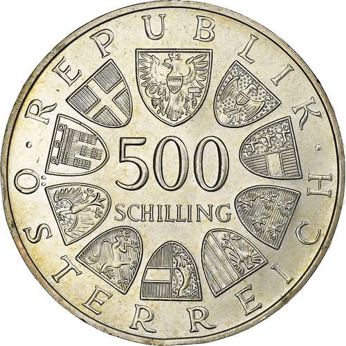 Autriche 500 schilling 1983 - 500,