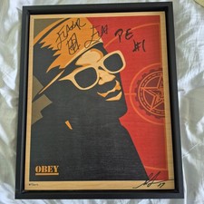 Shepard Fairey Obey sapore gigante doppia stampa firmata su legno 2017/202