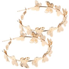  1 paio di orecchini a cerchio