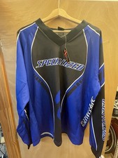 Maglione imbottito MTB/BMX vintage specializzato maglia manica lunga blu XXL