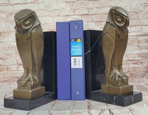 Art deco bronzo gufo - bronzo,