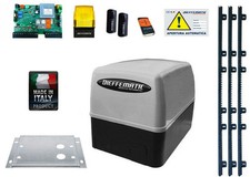 KIT CANCELLO SCORREVOLE 230V 400KG AUTOMAZIONE AUTOMATISMO + 3 MT CREMAGLIERA