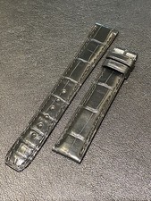 Cinturino Baume & Mercier in Vera Pelle Cocco Originale 100% Nuovo