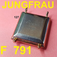 cassa orologio jungfrau f 791 ref. 26 x 35 m watch old case back stainless steel