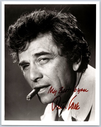 Foto autografa peter falk - peter,