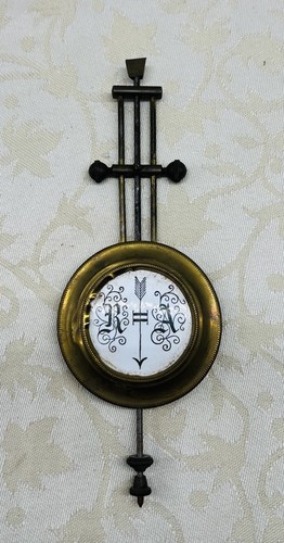 Antico pendolo pesi orologio - antico,