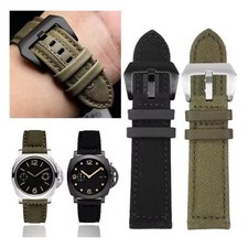 Cinturino orologio nylon pelle