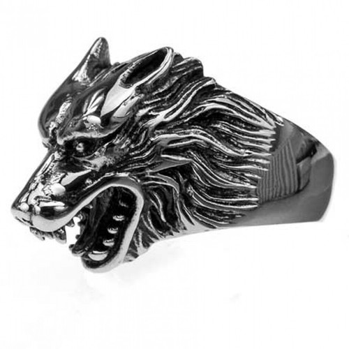 Anello acciaio inox testa - acciaio, inox,