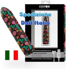 MINI VIBRATORE SEXY RICARICABILE COLORAZIONE TESCHIO VIBRATORE TASCABILE SEX TOY