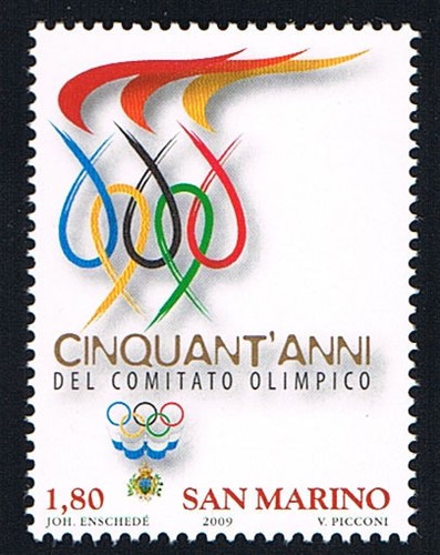 San marino francobollo - san, 1