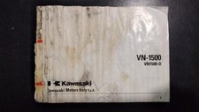 libretto uso manutenzione manuale KAWASAKI VN-1500-D RIDOTTO MALE