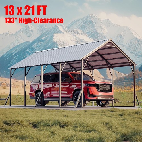 13x21 metal carport 133 - 13x21, ft