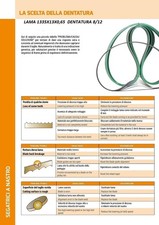 LAMA PER SEGA A NASTRO FERRO 1335X13X0,65 DENTATURA 8/12  PER NEBES TM101 E FEMI