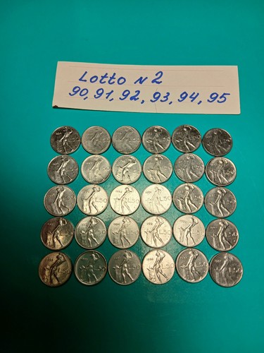Lotto monete 50 lire - 30,