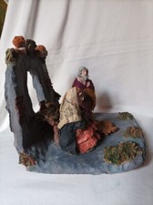 presepe in terracotta pastori