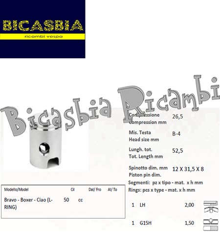 10052 pistone 38 - 10052,