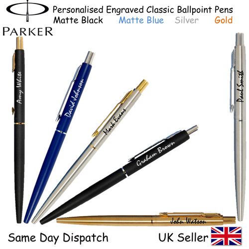 Personalised engraved parker - engraved,