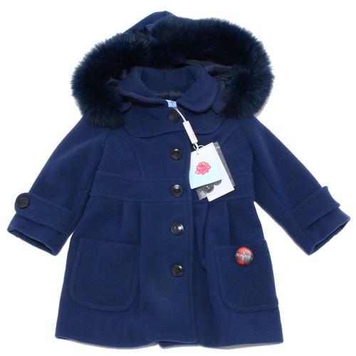 9655l cappotto bimba girl blue - 9655l,