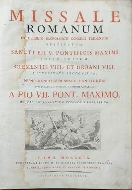 Missale romanum decreto - ex,