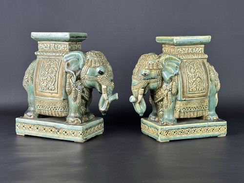 Statue elefante porta vaso - elefante,
