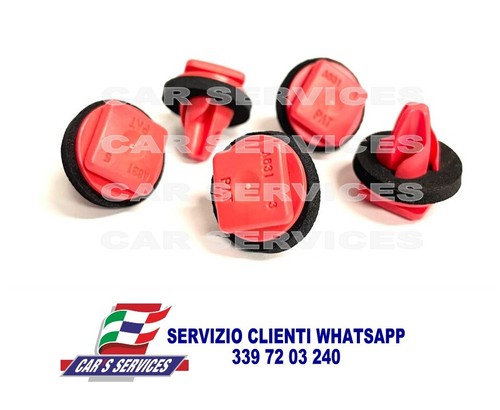 5pz clips mollette fissaggio - mollette,