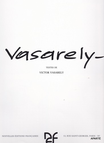 Vasarely nouvelles éditions - vasarely,