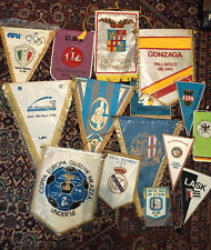 VINTAGE LOTTO STOCK 15 GAGLIARDETTI SPORTIVI CALCIO ECC.. ANNI 80 - 90 RARI