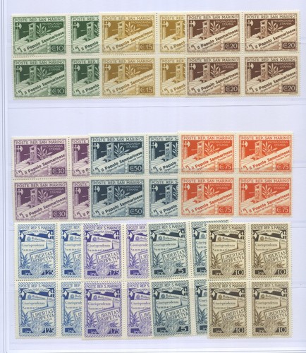 San marino 1943 stampa 10v - marino, 10v.