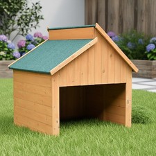 Garage in legno robot rasaerba