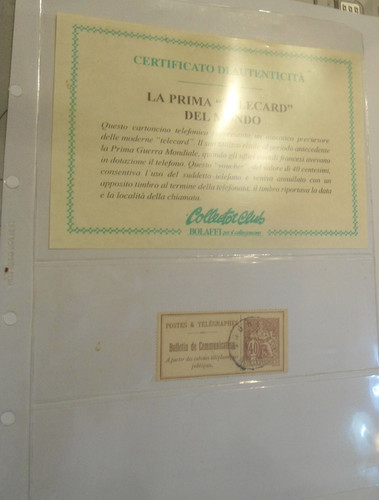 Francobollo bollino telefoni - francobollo,
