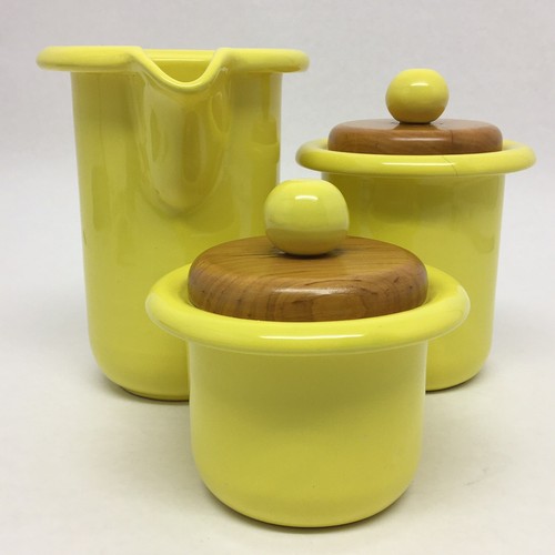 Set cucina ceramica gialla - cucina,