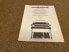 JBF40 ADVERT 11X8 FARFISA VIP 233 KEYBOARD PIANO