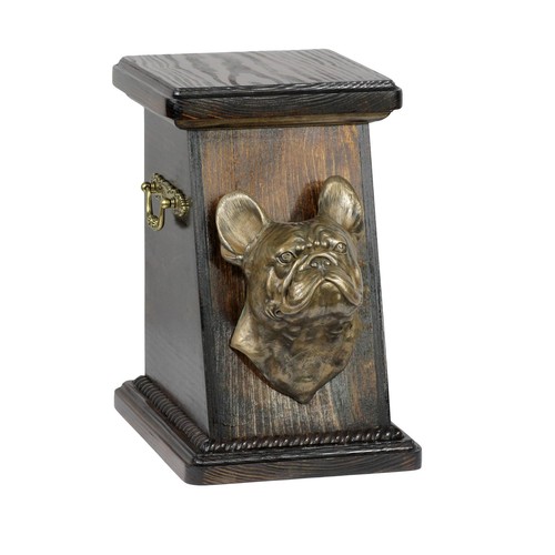 Bulldog francese urna - , legno