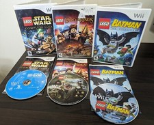 Lego Nintendo Wii 3 Game CIB