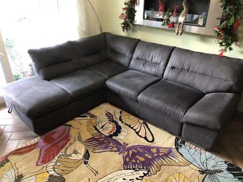 Divano letto con penisola - letto,