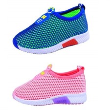 Scarpe Ginnastica Estive Tela Traforata Bambini Idea Regalo Natale e Compleanno